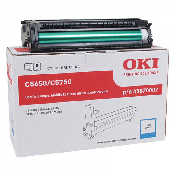 OKI Bildtrommel Cyan C5650 C5750 C5650DN C5750DN 43870007 Drum Unit