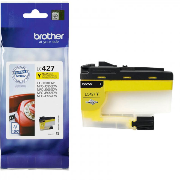 Brother LC-427Y Tintenpatrone Yellow Brother HL-J6010DW MFC-J5955DW MFC-J6955DW MFC-J6957DW