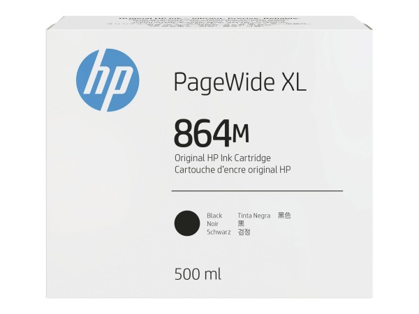 HP 864M Tinte black Nr. 864M 3ED90A Inhalt 500ml HP PageWide XL 4200 HP PageWide XL 5200