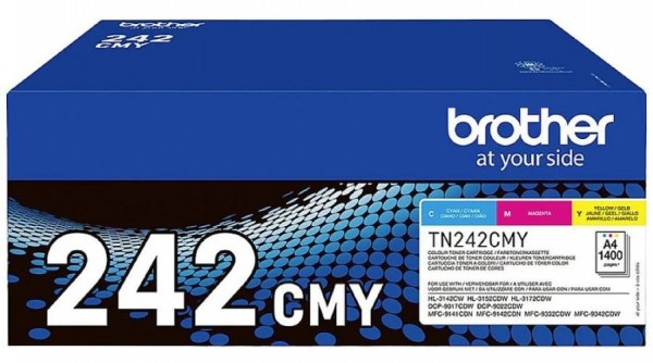 Brother TN-242CMY Toner Multipack Brother HL-3142CW HL-3152CDW Brother DCP-9022 Brother MFC-9142 Bro