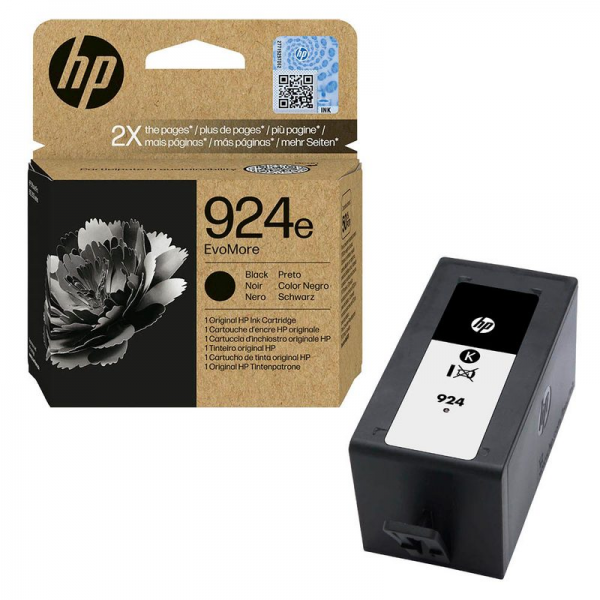 hp 924e Tinte Black 4K0V0NE HP OfficeJet Pro 8120 Pro 8122 Pro 8130 Pro 8133 Pro 8139