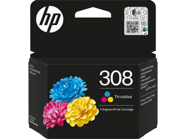 HP 308 Tri-color Original Original Tinte HP Envy 7FP20UE