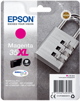 EPSON 35XL Tintenpatrone T3594 Magenta WF-4720DWF WF-4725DWF WF-4730DTWF WF-4740DTWF