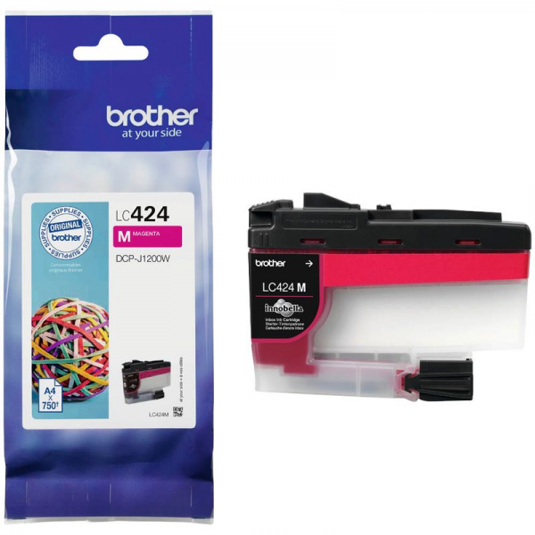 Brother LC-424M Tintenpatrone Magenta für Brother DCP-J1200W