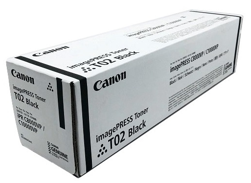 Canon T02 Toner Black 8529B001 für imagePRESS C1000 VP C8000 VP