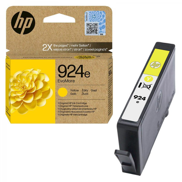 hp 924e Tinte Yellow 4K0U9NE HP OfficeJet Pro 8120 Pro 8122 Pro 8130 Pro 8133 Pro 8139