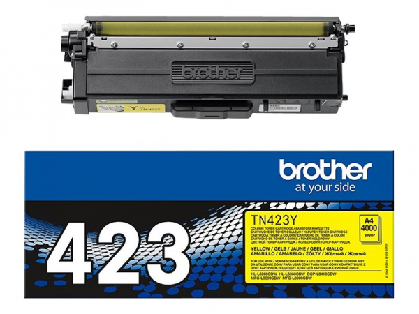 Brother TN-423Y Jumbo-Toner Yellow HL-L8260CDW HL-L8360CDW MFC-L8690CDW MFC-L8900CDW L8410CDW